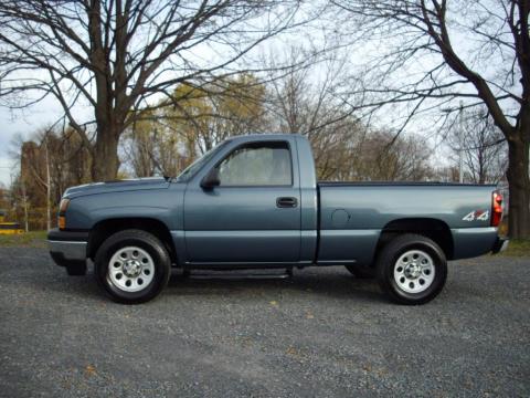Blue Granite Metallic Chevrolet Silverado 1500 Classic Work Truck Regular Cab 4x4.  Click to enlarge.
