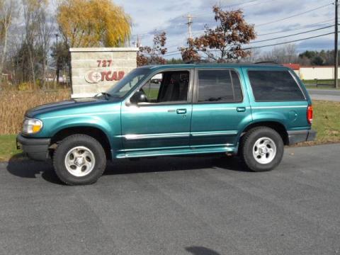 Pacific Green Metallic Ford Explorer Limited 4x4.  Click to enlarge.