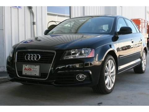 Brilliant Black Audi A3 2.0 TFSI.  Click to enlarge.