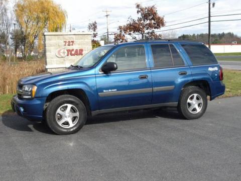Superior Blue Metallic Chevrolet TrailBlazer LS 4x4.  Click to enlarge.