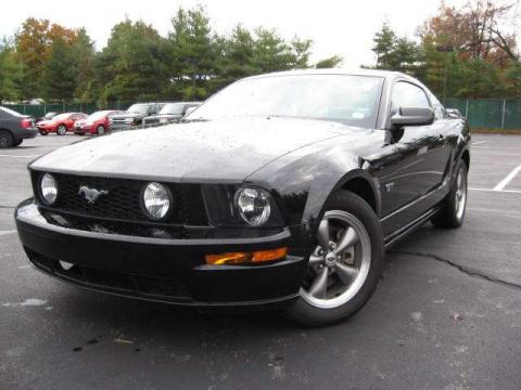 Black Ford Mustang GT Premium Coupe.  Click to enlarge.