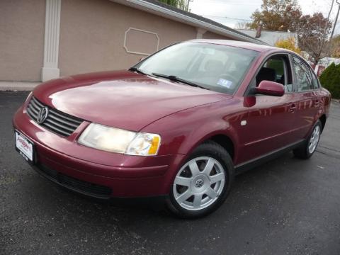 Colorado Red Metallic Volkswagen Passat GLS 1.8T Sedan.  Click to enlarge.
