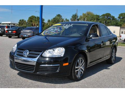 Black Volkswagen Jetta TDI Sedan.  Click to enlarge.