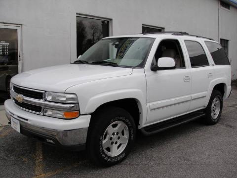 Summit White Chevrolet Tahoe LT 4x4. Click to enlarge. Summit White Chevrolet Tahoe LT 4x4. Click to enlarge.
