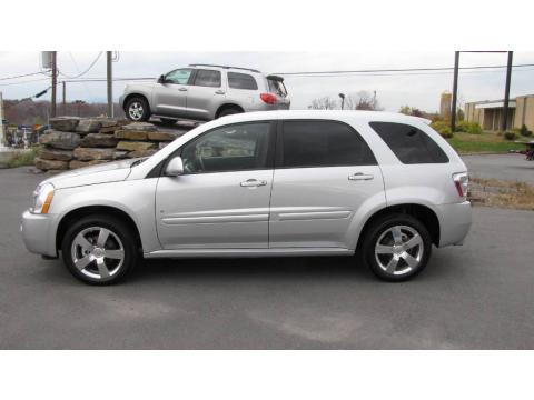 Silver Ice Metallic Chevrolet Equinox Sport AWD.  Click to enlarge.