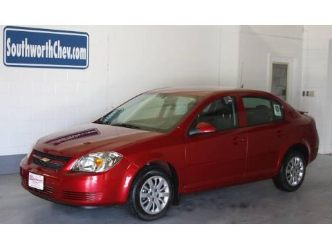 Crystal Red Tintcoat Metallic Chevrolet Cobalt LT Sedan.  Click to enlarge.