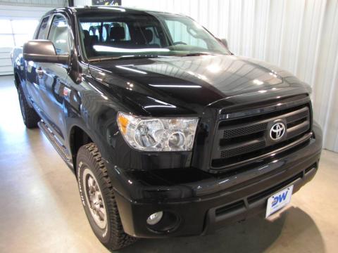 Black Toyota Tundra TRD Rock Warrior Double Cab 4x4.  Click to enlarge.