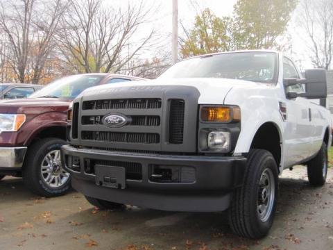 Oxford White Ford F250 Super Duty XL Regular Cab 4x4.  Click to enlarge.