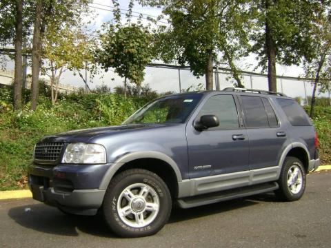 Medium Wedgewood Blue Metallic Ford Explorer XLT 4x4.  Click to enlarge.