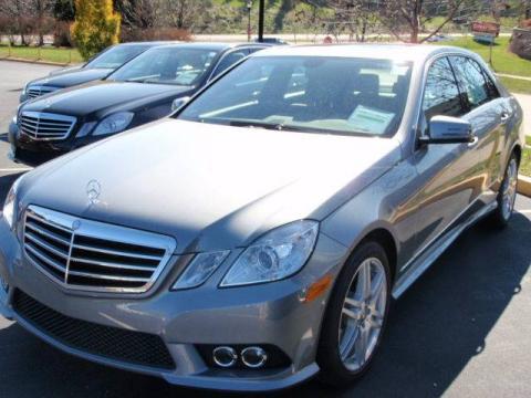 Palladium Silver Metallic Mercedes-Benz E 350 4Matic Sedan.  Click to enlarge.