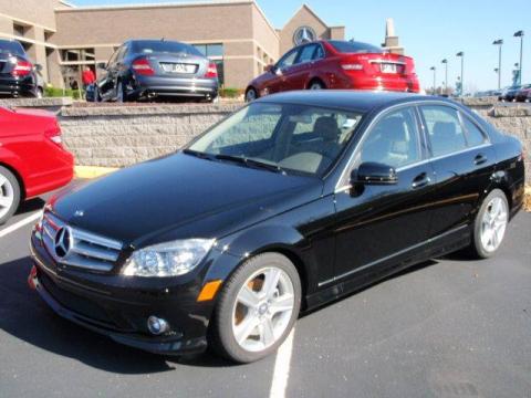 Black Mercedes-Benz C 300 Sport 4Matic.  Click to enlarge.