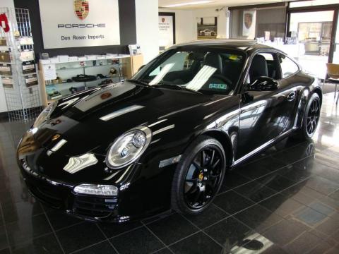Black Porsche 911 Carrera Coupe.  Click to enlarge.