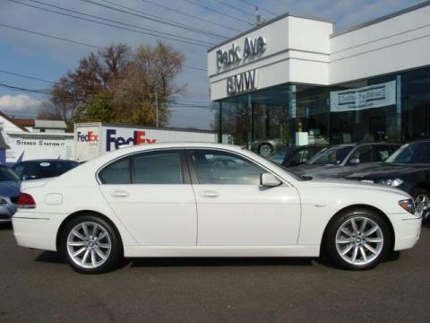 Alpine White BMW 7 Series 750i Sedan.  Click to enlarge.