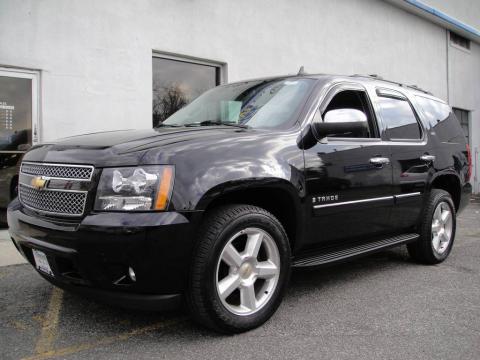 Black Chevrolet Tahoe LTZ 4x4.  Click to enlarge.