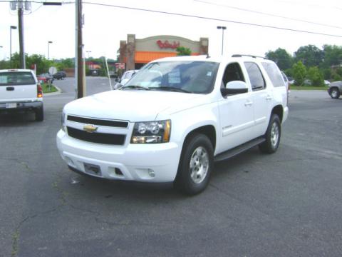 Summit White Chevrolet Tahoe LT.  Click to enlarge.