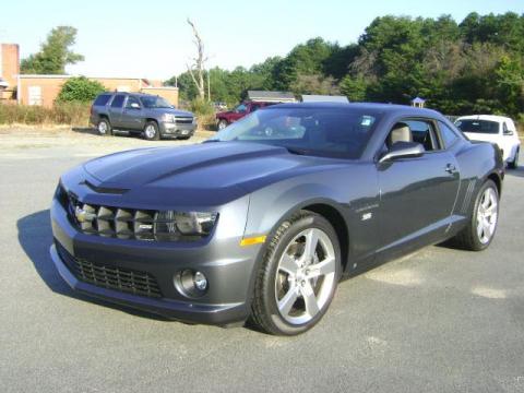 Cyber Gray Metallic Chevrolet Camaro SS Coupe.  Click to enlarge.