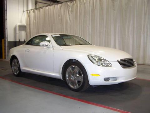 White Gold Crystal Lexus SC 430.  Click to enlarge.