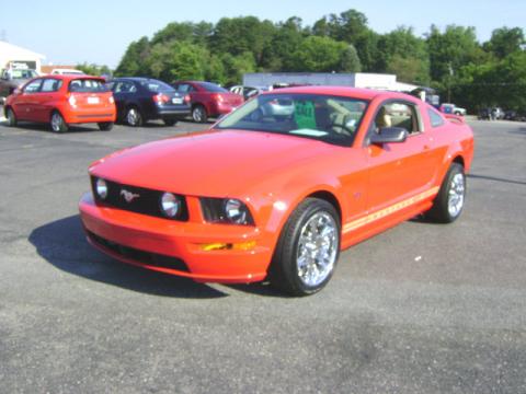 Torch Red Ford Mustang GT Premium Coupe.  Click to enlarge.