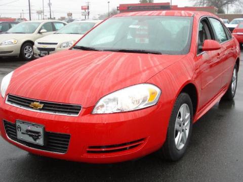 Victory Red Chevrolet Impala LS.  Click to enlarge.