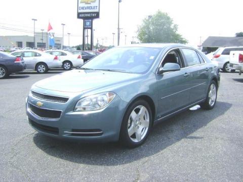 Silver Moss Metallic Chevrolet Malibu LT Sedan.  Click to enlarge.
