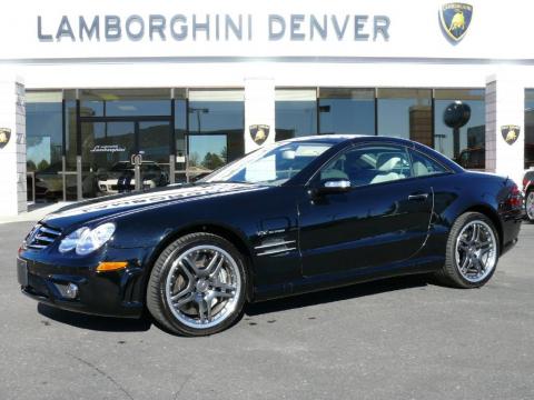 Black Mercedes-Benz SL 65 AMG Roadster.  Click to enlarge.