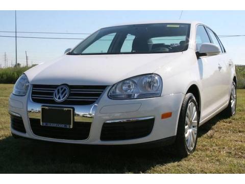 Candy White Volkswagen Jetta S Sedan.  Click to enlarge.