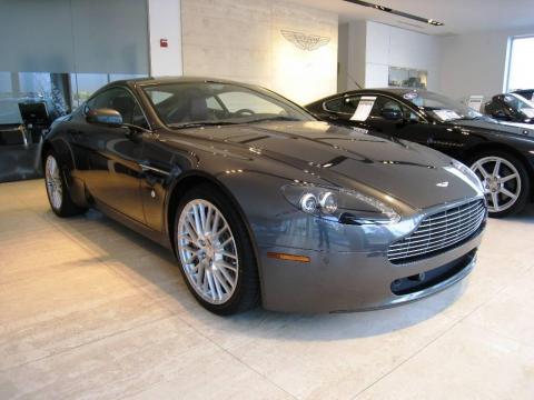 Meteorite Silver Aston Martin V8 Vantage Coupe.  Click to enlarge.