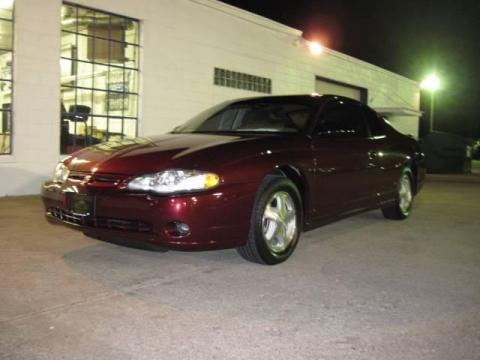 Dark Carmine Red Metallic Chevrolet Monte Carlo SS.  Click to enlarge.