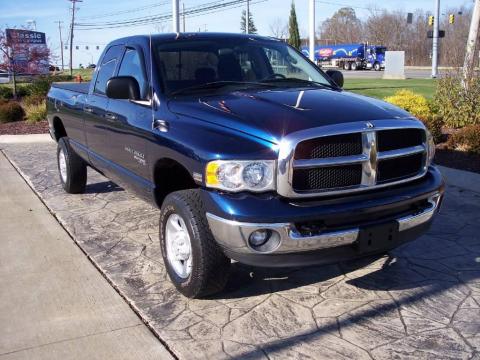 Patriot Blue Pearl Dodge Ram 2500 Big Horn Quad Cab 4x4.  Click to enlarge.