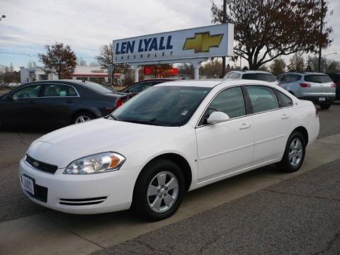 White Chevrolet Impala LT.  Click to enlarge.