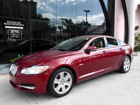 Claret Red Metallic Jaguar XF Sport Sedan.  Click to enlarge.