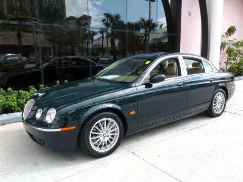 British Racing Green Jaguar S-Type 3.0.  Click to enlarge.