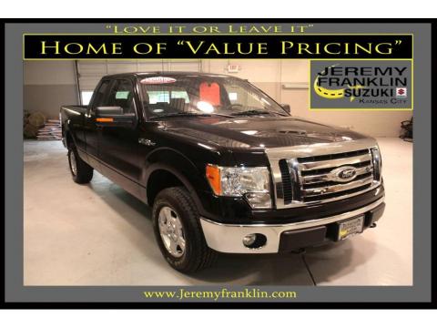 Black Ford F150 XLT SuperCab 4x4.  Click to enlarge.
