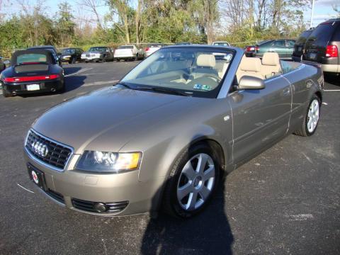 Alpaka Beige Pearl Effect Audi A4 1.8T Cabriolet.  Click to enlarge.