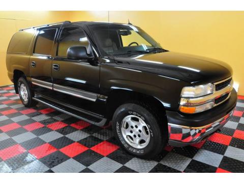Black Chevrolet Suburban 1500 LT 4x4.  Click to enlarge.