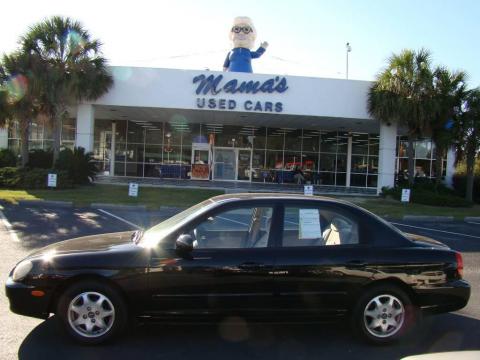 Ebony Black Hyundai Sonata GLS V6.  Click to enlarge.