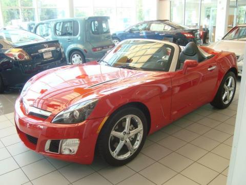 Chili Pepper Red Saturn Sky Red Line Roadster.  Click to enlarge.