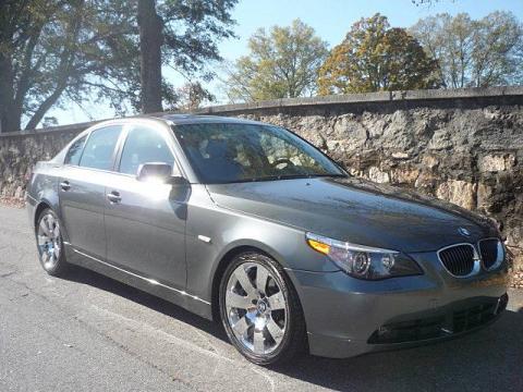 Titanium Grey Metallic BMW 5 Series 530i Sedan.  Click to enlarge.