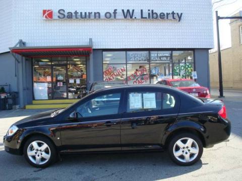 Black Chevrolet Cobalt LT Sedan.  Click to enlarge.