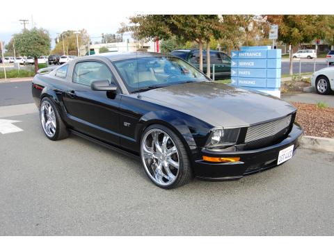 Black Ford Mustang GT Premium Coupe.  Click to enlarge.
