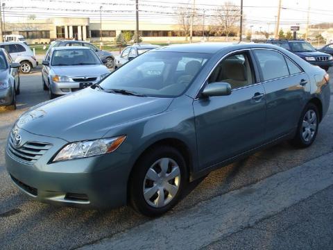 Aloe Green Metallic Toyota Camry LE.  Click to enlarge.
