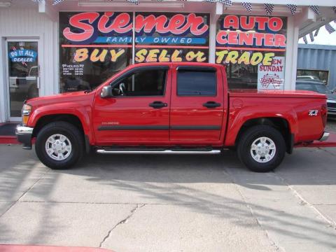 Victory Red Chevrolet Colorado LS Crew Cab 4x4.  Click to enlarge.