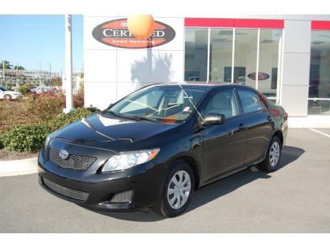 Black Sand Pearl Toyota Corolla .  Click to enlarge.