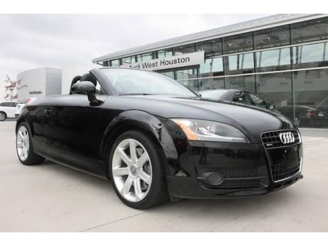 Brilliant Black Audi TT 3.2 quattro Roadster.  Click to enlarge.
