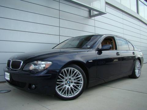 Monaco Blue Metallic BMW 7 Series 750Li Sedan.  Click to enlarge.