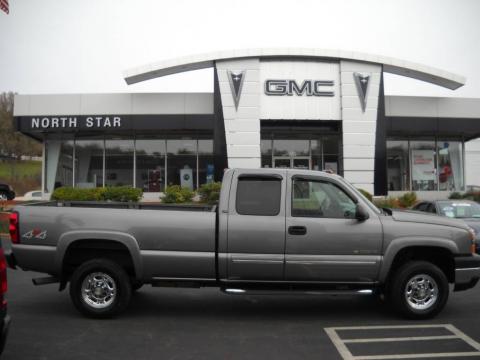Graystone Metallic Chevrolet Silverado 2500HD LT Extended Cab 4x4.  Click to enlarge.