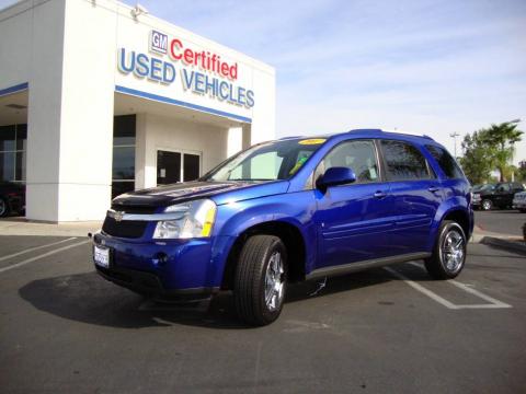 Laser Blue Metallic Chevrolet Equinox LT AWD.  Click to enlarge.