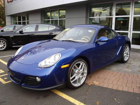 Aqua Blue Metallic Porsche Cayman .  Click to enlarge.