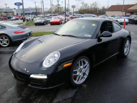 Black Porsche 911 Carrera Coupe.  Click to enlarge.