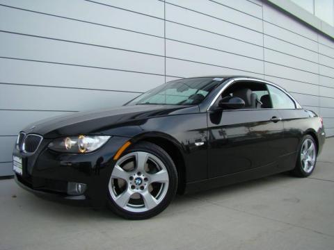 Black Sapphire Metallic BMW 3 Series 328i Convertible.  Click to enlarge.